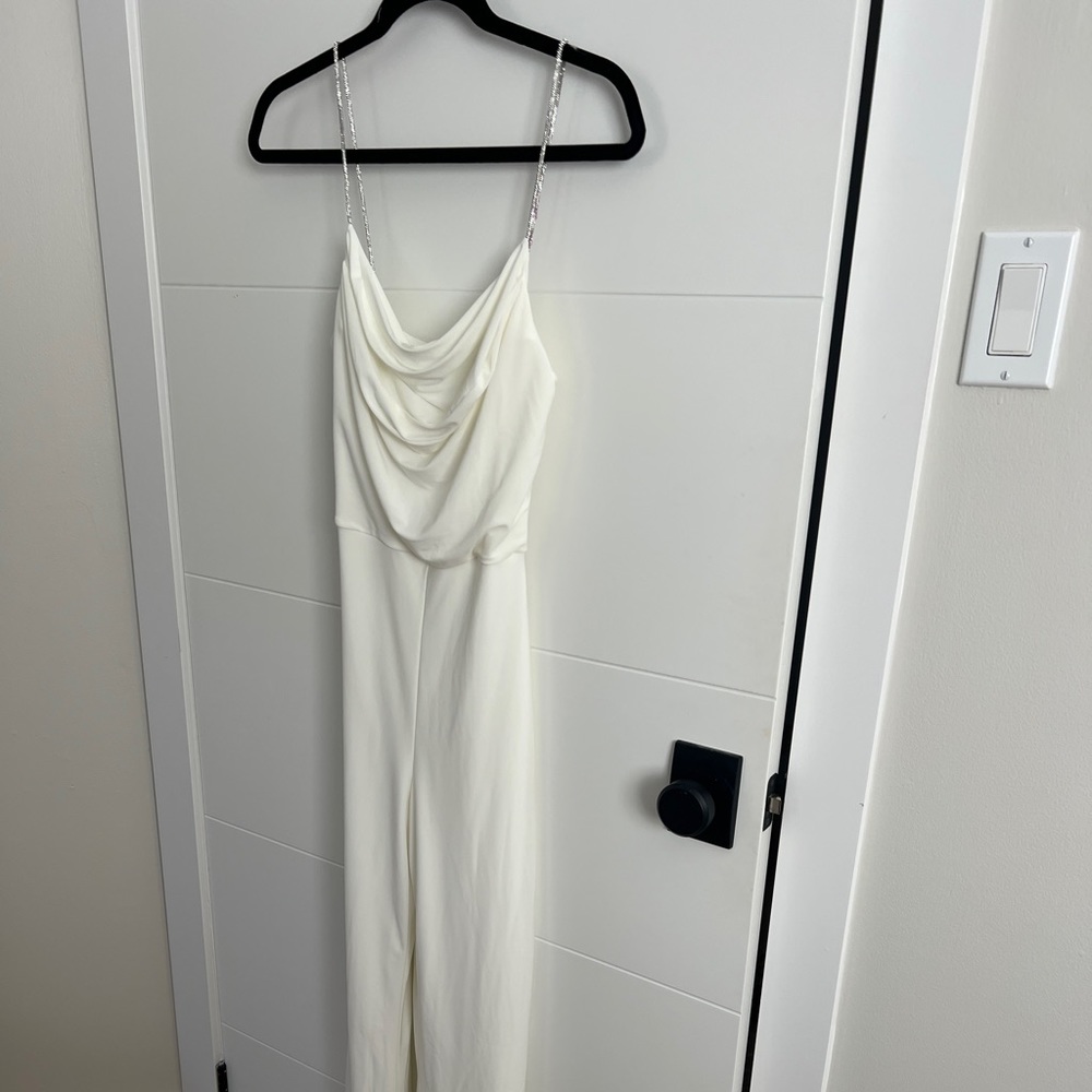 White Windsor jumpsuit